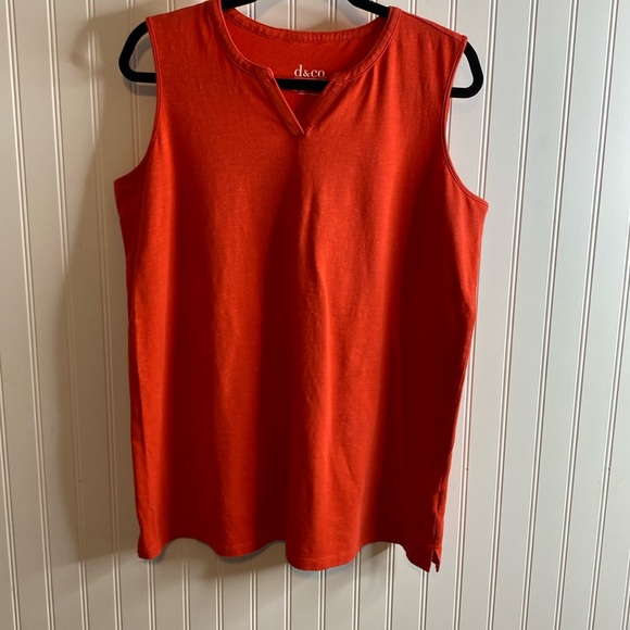 D&co. Essentials Tank women’s size Large - Picture 1 of 6